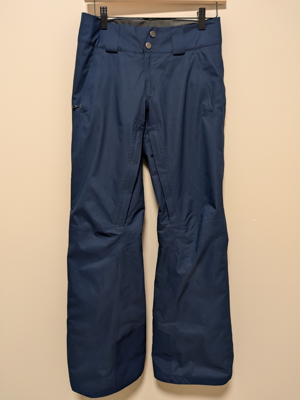 Patagonia H2No Waterproof Ski Snowboard Pants Womens Navy Blue